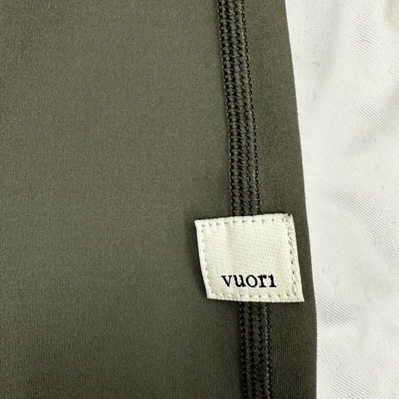 Vuori Women’s Olive Green Performance Joggers High Rise Drawstring Size Large - Picture 4 of 6